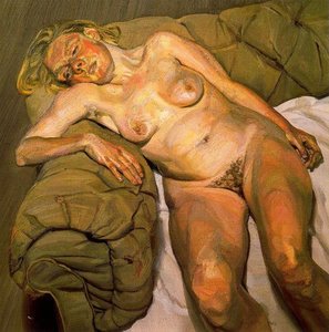 Blond Girl, Night Portrait — Lucian Freud