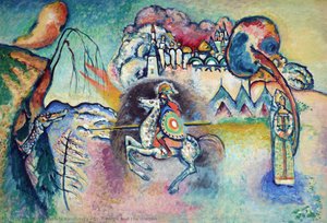 Saint Georges Et Le Dragon — Wassily Wassilyevich Kandinsky