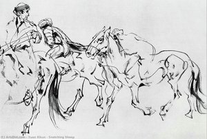 Snatching Sheep — Yuan Xikun