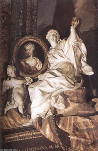 Tomb Of Maria Clementina Sobieska (detail) — Pietro Bracci