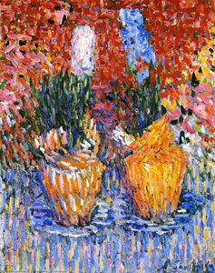Vasi Di Giacinti (conosciuto Anche Come Giacinti In Arancione) — Alexej Von Jawlensky