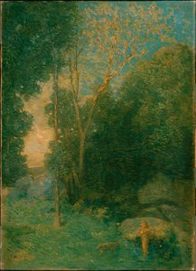 Pan And The Wolf — Julian Alden Weir