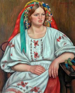 Russian Peasant Girl — Mark Gertler