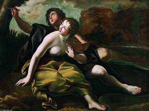 Angelica And Medoro — Giovanni Lanfranco