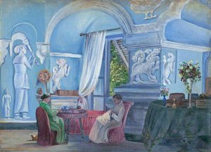 In The Old Palace, Kandy, Ceylon (sri Lanka) — Marianne North