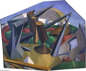 Heavy Structures In A Landscape Setting — William Mccance