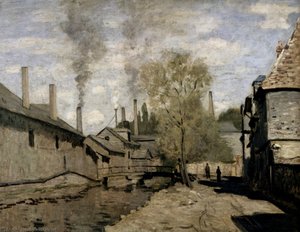 The Stream Of Robec Rouen — Claude Monet
