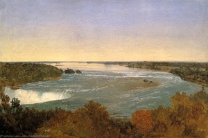Niagara Falls And The Rapids — John Frederick Kensett