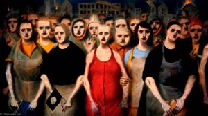 The Sceptics (polyptych, Centre Panel) — Ken Currie