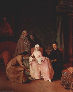 A Visit To A Lady — Pietro Longhi