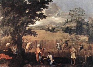 Verano (rute Y Boaz) — Nicolás Poussin