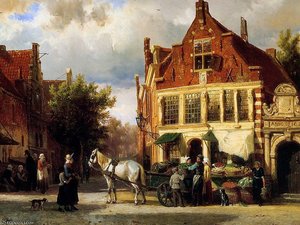 Cornelis Street Scene Sun — Cornelius Springer