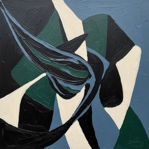 Fragmented Shadows and the Fluidity of a Monolithic Midnight Swirl