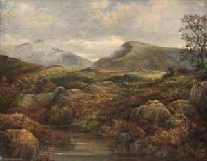 Snowdon From Above Llanberis Church — William Henry Hope