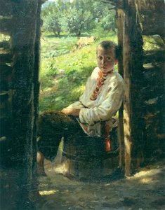 Portrait Of The Ukrainian Boy — Nikolai Ge