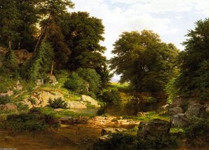 Woodland Brook — William Trost Richards