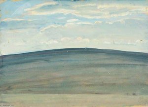 En Exmoor Landskap — Alfred Munnings