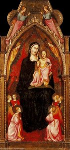 La Vierge Et L'enfant Parmi Les Anges — Agnolo Gaddi