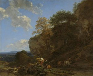 Italian Landscape — Nicolaes Pietersz Berchem