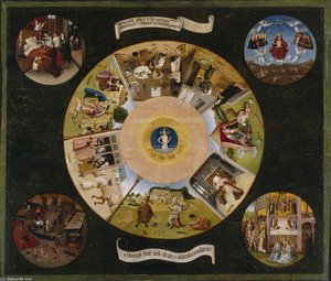 De Sju Dödsdåd Och De Fyra Senaste Sakerna — Hieronymus Bosch