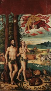 Table Of Creation. Altarpiece Of Santa Maria De Segueró (garrotxa) — Pere Matas