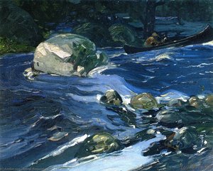 Climbing The Screecher — George Benjamin Luks