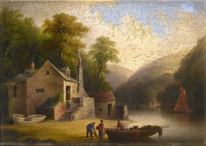 Duncannon, On The River Dart, Below Totnes, Devon — John Wallace Tucker