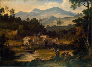 Monastery Of San Francesco Di Civitella In The Sabine Mountains — Joseph Anton Koch