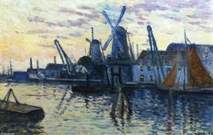 Mills In Holland — Maximilien Luce