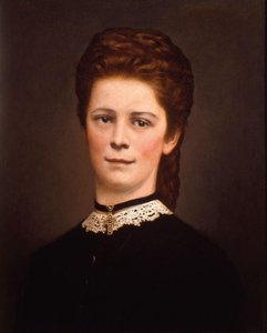 Portrait Of Empress Elisabeth Of Austria — Alexander Von Wagner