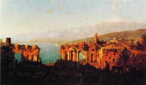 Mt. Etna From Taormina — William Stanley Haseltine