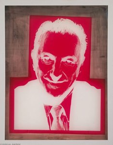 Silkscreen For Portrait Of Sidney Janis - Silkscreen Para El Retrato De Sidney Janis — Andy Warhol