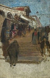 Stepped Street With Figure — Joseph Syddall