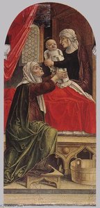 The Birth Of Mary — Bartolomeo Vivarini