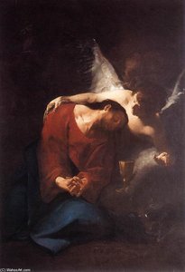 Christ Comforted By An Angel — Paul Troger