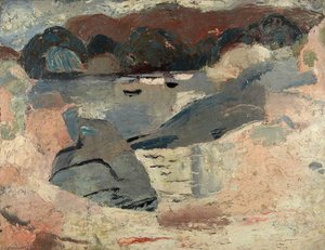 Shore Scene, West Highlands — Sir William George Gillies