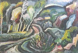 The Road To Sarn Bach From Abersoch — Claude Price
