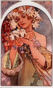 Flower Litho — Alphonse Mucha