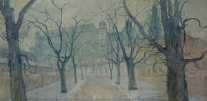 Early Morning Near The Wawel Castle (planty Park At Dawn) — Stanislaw Wyspianski