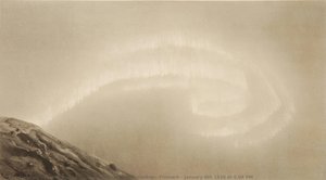 Aurora Borealis, At Bossekop, (finmark), January 6th 1839 At 6.04 Pm — Léon Sabatier