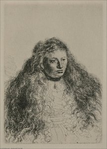 Étude De La Mariée Juive — Rembrandt Van Rijn