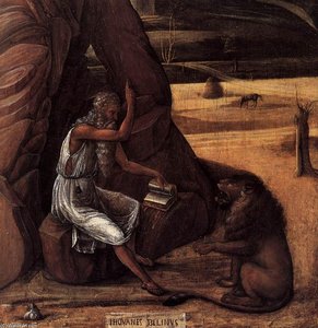 San Girolamo Nel Deserto (dettaglio) — Giovanni Bellini