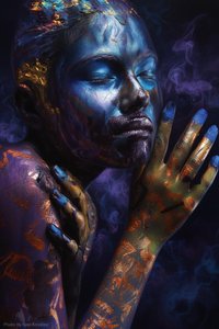 Azure Reverie: A Chromatic Solitude — Jacques Villedieu