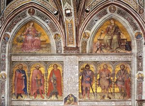 Allegories And Figures From Roman History — Taddeo Di Bartolo