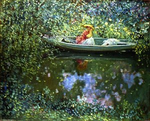 On The River — Frederick Carl Frieseke