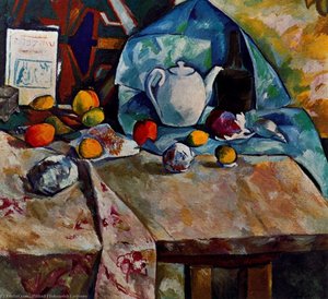 Still Life With Teapot — Mikhail Fiodorovich Larionov