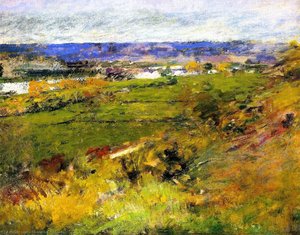 Study For 'valley Of The Seine From The Giverny Heights' — Theodore Robinson