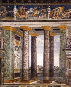Dekoration Af Sala Delle Prospettive — Baldassare Peruzzi