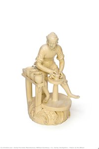 Potter At The Wheel — Derby Porcelain Manufactory, William Duesbury & Co., Derby (derbyshire)