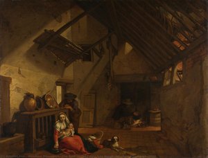 The Rest On The Flight Into Egypt, Abraham Bloemaert, 1632 — Abraham Bloemaert